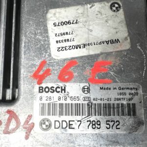 ECU 0281010565 CALCULATEUR MOTEUR BMW 320D 150cv e46 boite auto 7793443 EDC16C1