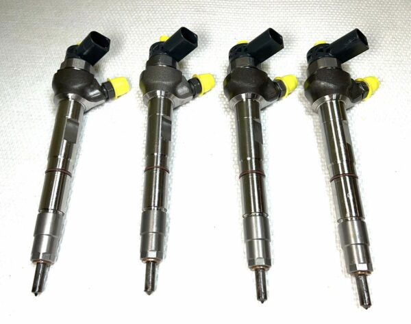 Lot 4x injecteurs 04L130277AC Vw Audi 1.6 2.0 Tdi 150ph 48.000km OEM Original VW