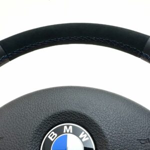 Volant spécial BMW Série 1 3 5 F20 F30 F32 F10 Alcantara cuire perforé 62558013C