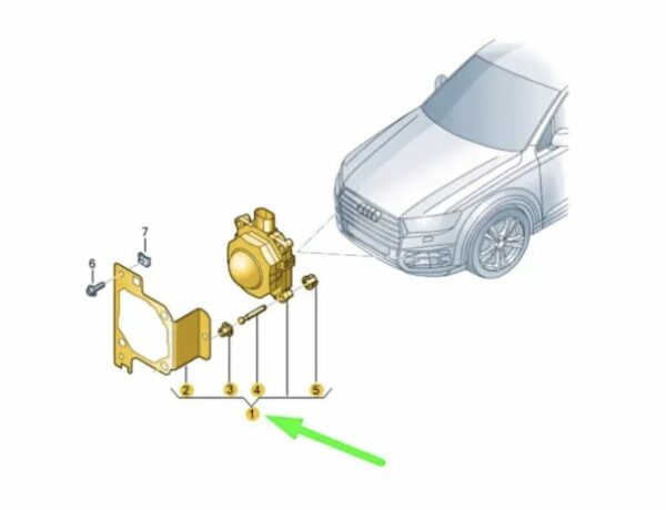 4M0907541G Radar Sensor ACC Capteur distance régime Audi Q7 SQ7 RSQ8 Q8 SQ8 NEW