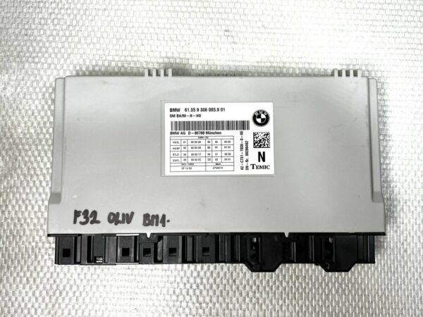 61.35 9 306 085.9 01 Module contrôle de sièges BMW F32 430d Série 4 Pack-M SM BA