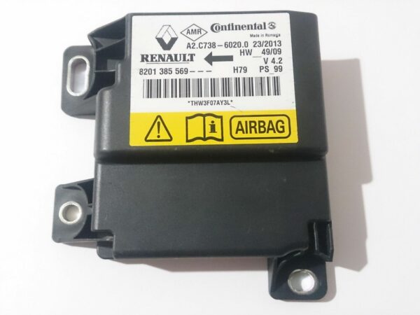 8201385569 8201 385 569 calculateur d'airbag DACIA DUSTER 03.10 > 12.13