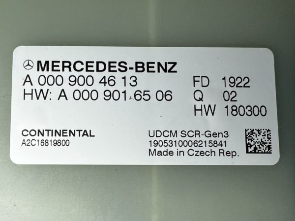 A0009004613 Module EGR gestion recyclage gaz Mercedes Class A W177 180d 48.000km