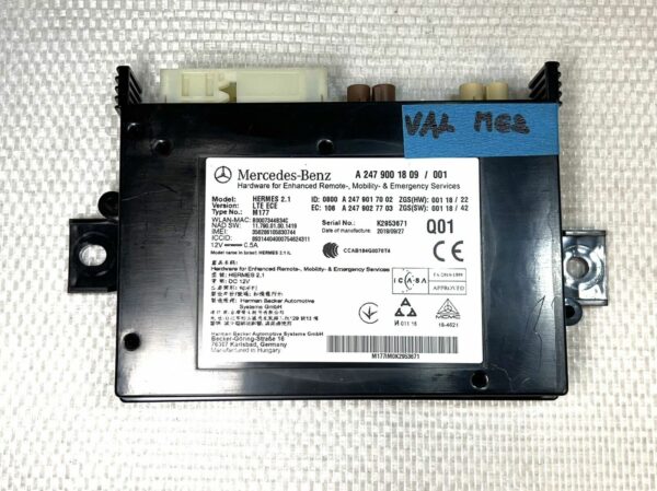 A2479001809 Module Unité De Commande multimedia interface Mercedes CLA W118 W177