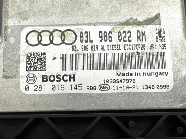 ECU 0281016145 03L906022RM Engine Control Unit Audi A4 B8 2.0Tdi 170ch EDC17CP20