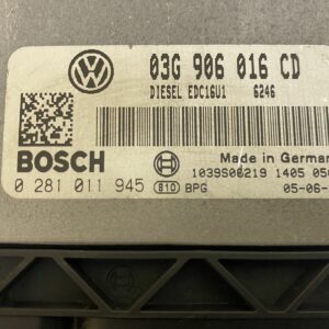 ECU Calculateur moteur VW Touran 1.9Tdi 105cv BKC 0281011945 EDC16U1 03G906016CD