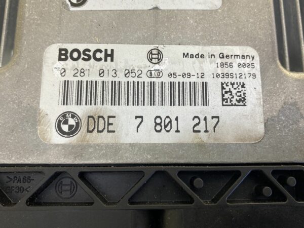 ECU Engine Control Bmw X3 3.0D DDE7801217 0281013052 EDC16C35 E83 Calculateur