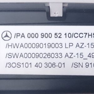 Éclairage d’intérieur Mercedes W213 PA 0009005210 CC7H52 Commande d toit panneau