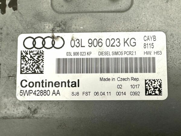 03L906023KG ECU Unité Contrôle Moteur Audi A1 8xA 1.6tdi CAYB 5WP42880 AA PCR2.1