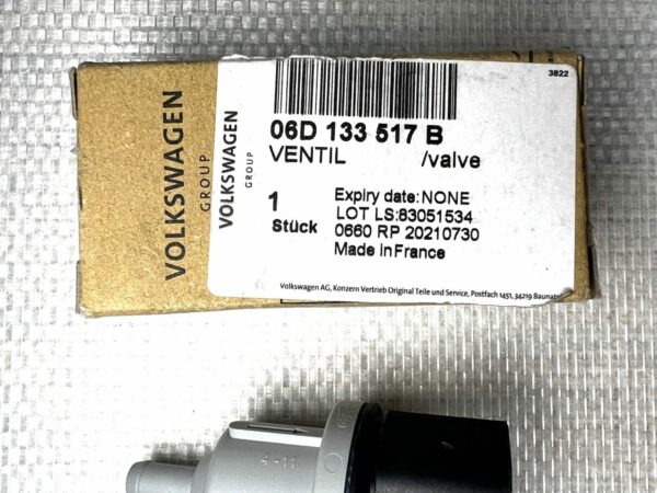 06D133517B VANNE DE PURGE VAPEUR D’essence AUDI A1 A3 06D133517B PETROL NEUF OEM