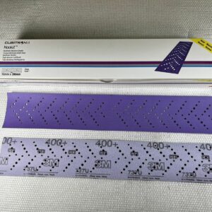 3M Hookit TM 400 + LS396MH PN 52022 sheet 737U Purple 70mm x 396mm Auto grippent