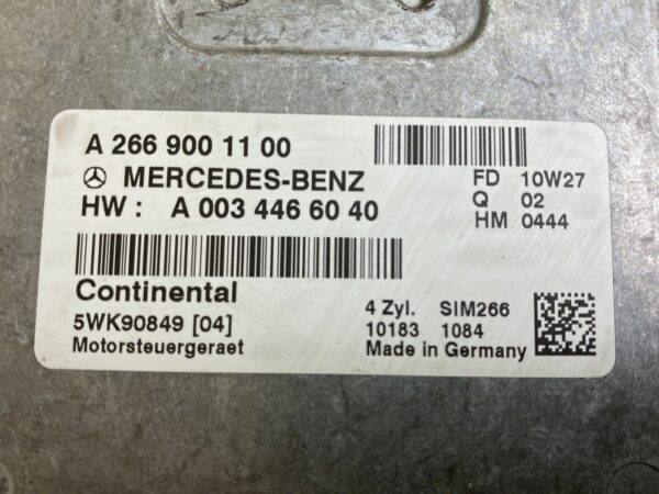 ECU Calculateur Moteur Mercedes W169 W245 Classe A180 1.7 85kw A2669001100 Sim26