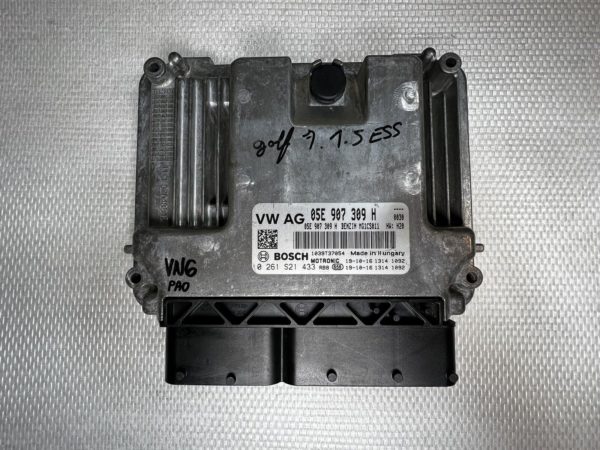 ECU Calculateur VOLKSWAGEN VW Golf 7 T-ROC 1.5TSI 05E907309H 0261S21433 MG1CS011