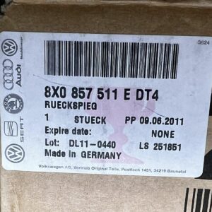 NEUF OEM Rétroviseur Interieur Électrique Audi A1 8X0857511E DT4 026124 Gentex