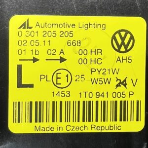 Phare avant gauche Vw Touran front lumineuse left 0301205205 1T0941005P Neuf OEM