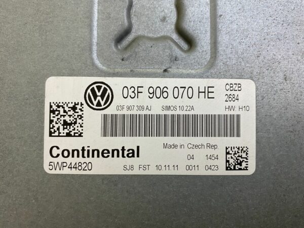 03F906070HE Calculateur Ecu Périphérique Taxe Moteur VW Polo 6R 1,2tsi 5WP44820