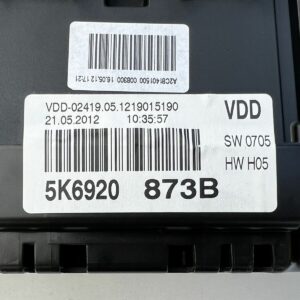 5K6920873B Compteur instrument Vw Golf 6 R 2.0tsi Kombiistrent VDO Tachymètre