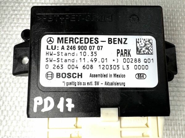 A2469000707 Module PDC Mercedes classe A W176 B W246 Parking contrôle 0263004608