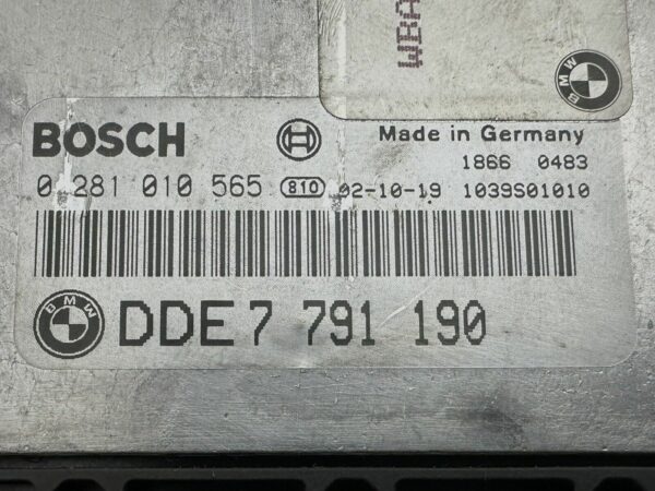 DDE 7791190 0281010565 ECU CALCULATEUR MOTEUR BMW 320D 150cv e46 EDC16C1