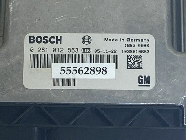 ECU SAAB 9-5 95 2006-2010. 1.9TID 150cv 0281012563 55562898 Calculateur moteur