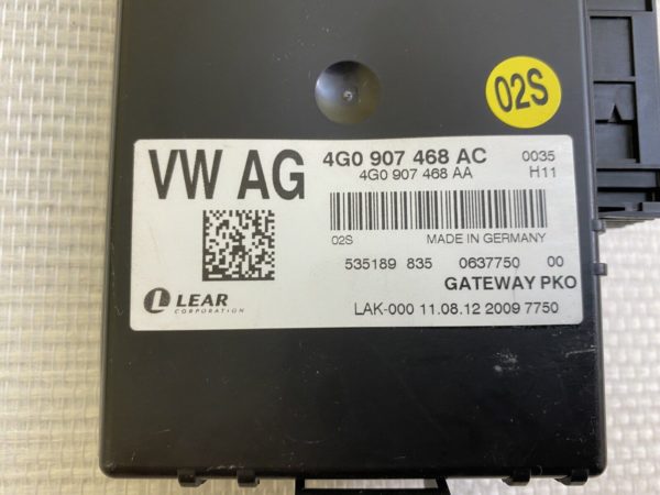 4G0907468A Gateway PKO Audi A6 4G Vw C7 3L Tdi 245cv 4G0907468AA LEAR 535189 835