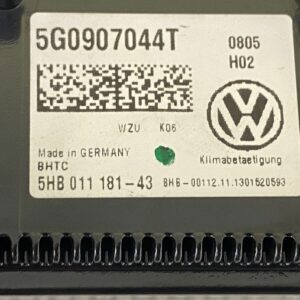 5G0907044T Commande de Clim Chauffage Vw Golf Mk7 VII Gti GTD 2014 5HB011 181-43