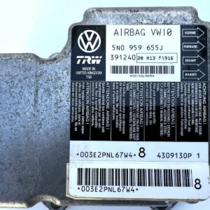 5N0959655J Vw Passat Airbag Unité Contrôle Module Sensor Calculateur Non Crashs!