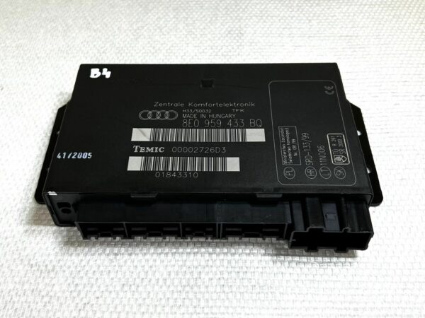 8E0959433BQ Dispositif Commande Centralisé Boîtier conforte Audi A4 B5 B6 Temic