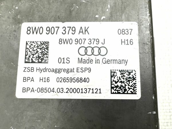 8W0907379 AK J Modul Block Abs Esp Calculateur Frein Audi A4 A5 3tdi 8W0614517AN