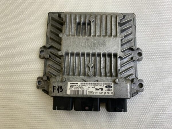 ECU Calculateur 3S61-12A650-LB 5WS40140D-T SID804 5AYB J38AC Ford Fiesta Fusion