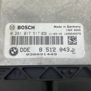 ECU DDE8512043 ECM 0281017517 316D 318D E90 E91 E81 E86 BMW EDC17C50 Calculateur