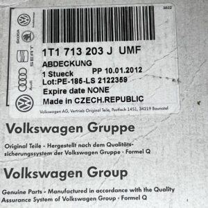 NEUF OEM Pommeau soufflet de vitesse DSG Volkswagen Touran 1T1713203J UMF