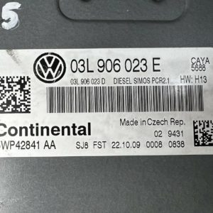 ECU CALCULATEUR MOTEUR VW POLO 1.6 TDI 03L906023E 5WP42841 AA H13 SIMOS PCR2.1