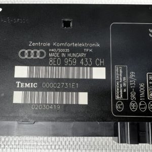 8E0959433CH Dispositif Commande Centralisé Boîtier conforte Audi A4 B5 B6 Temic