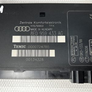 8E0959433AG Dispositif Commande Centralisé Boîtier conforte Audi A4 B5 B6 Temic